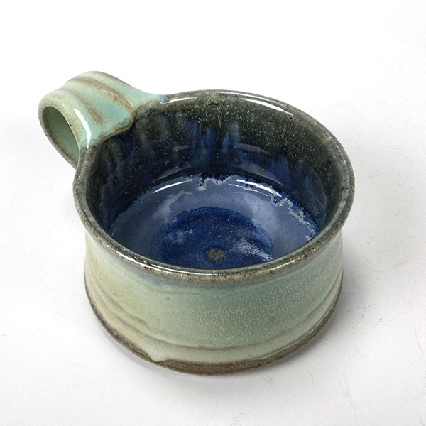 Amy Reilly Soup Mug with Blue Interior - Image 2